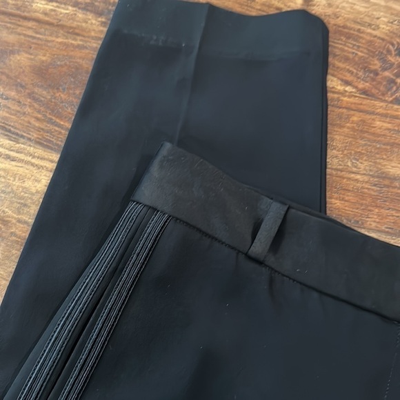 Rag & Bone Black Tuxedo Style Ankle Trouser Pants Sz4 - Picture 12 of 13